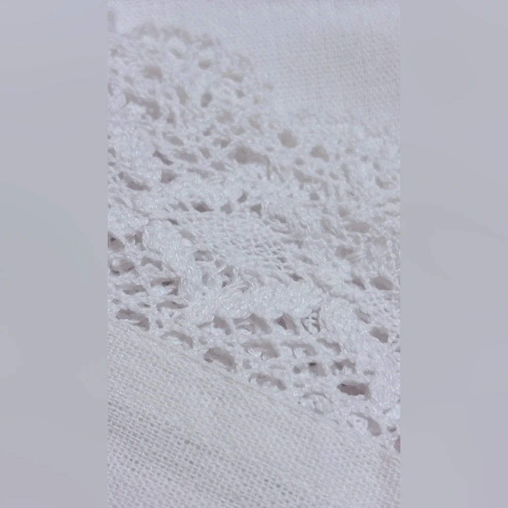 Lush Decor Rosalie Curtain Panels Pair White Light Filtering Lace Trim Set Of 2